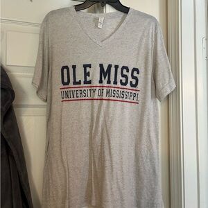 Bella Canvas Gray Ole Miss Tee